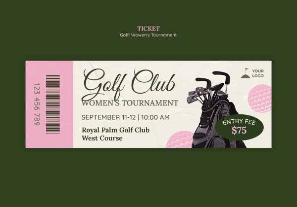 高爾夫運動入場票券