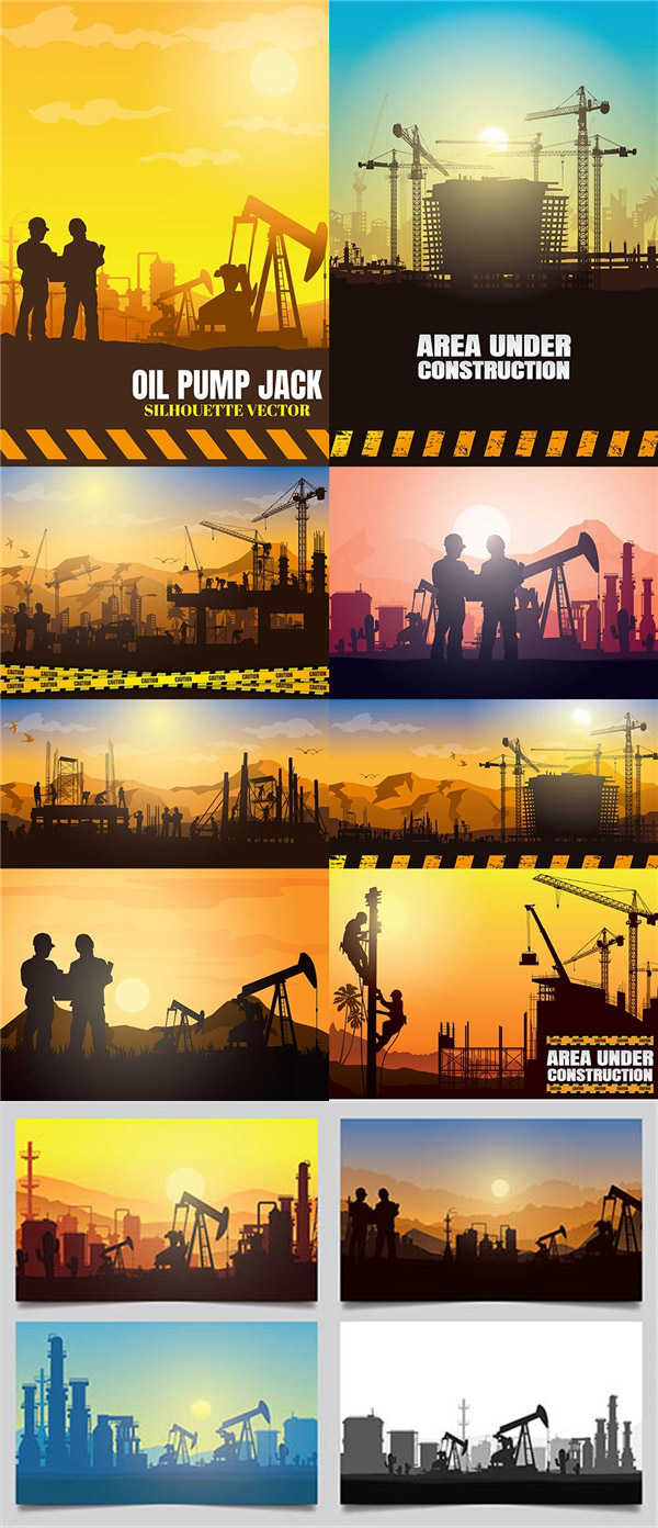 免费领取素材分类: 元素插画所需点数:10点关键词:石油钻探与工人人物