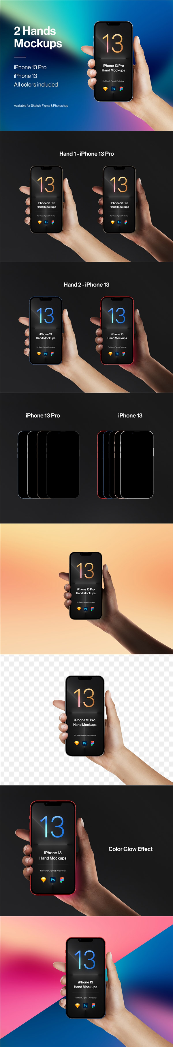 手持iPhone13Pro样机