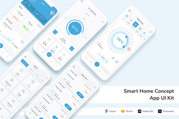 智能家居概念应用App