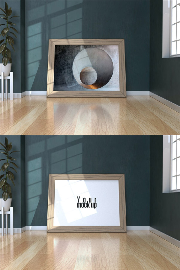 艺术房间相框木框样机