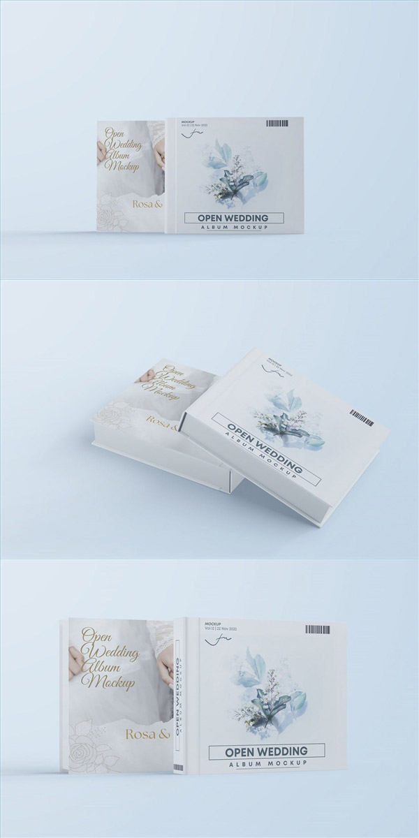 婚礼相册画册样机