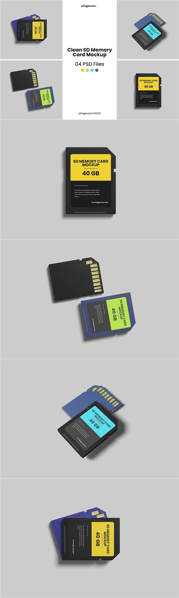 SD存储卡标签样机