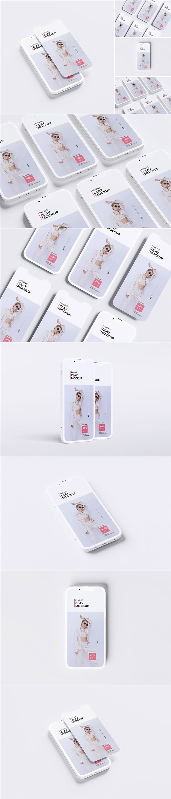 iPhone13粘土样机