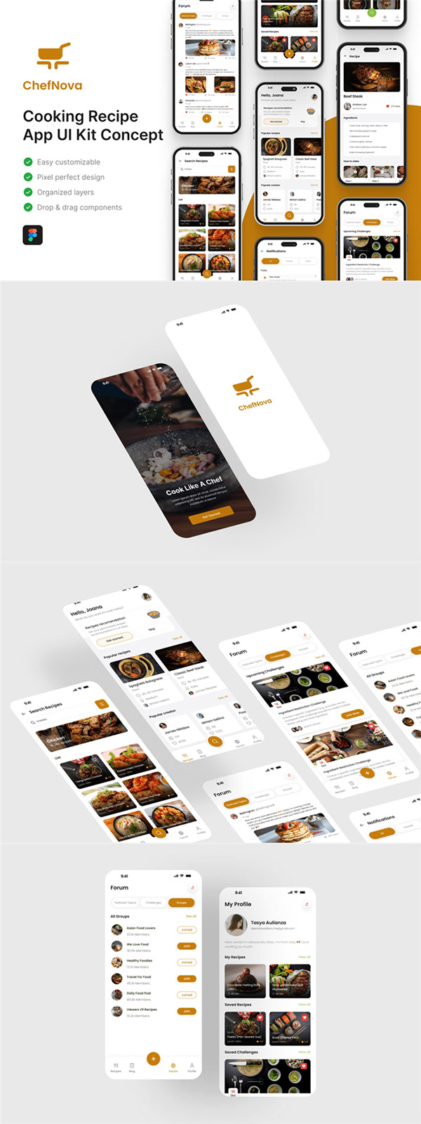烹饪食谱应用APP