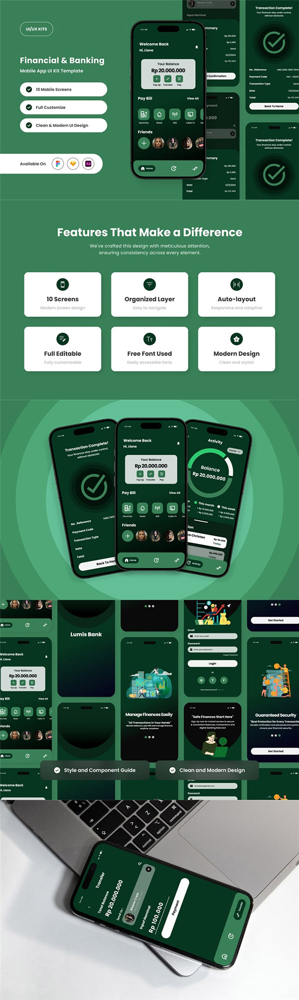 优雅的银行和金融APP