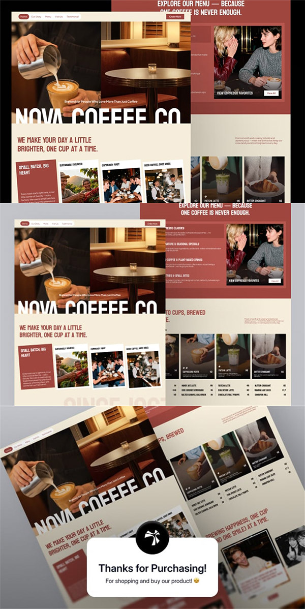 NovaCoffee���ȵ���ҳ