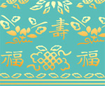 矢量中国古典富贵花纹图案2