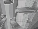 3D高科技风格建筑