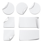 ��ͬ��״��ֽ��ǩ