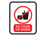 禁止�食矢量警告��