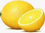 矢量柠檬水果