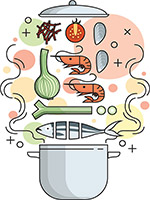 家庭美食烹饪海鲜