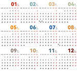 2026马年方形日历条