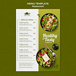 健康食品餐厅菜单