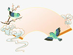 中国风喜鹊鸟