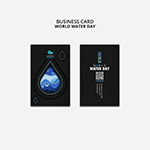 世界水日卡片模板