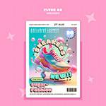 运动鞋折扣海报