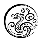 水墨風玄武傳統(tǒng)紋飾