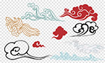 祥云與浪花水紋