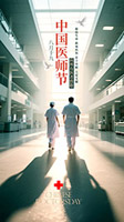 中国医师节宣传海报