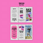 服装促销三折页