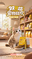双11宠物狂欢海报