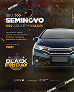 汽车租赁方形海报