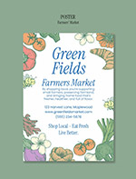 绿色农场主题海报
