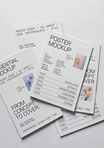 A4海报样机