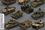 游戏坦克3D模型