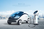 新能源科技电动车海报