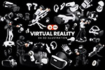 虚拟现实3D插图