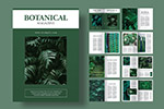 植物杂志画册模板