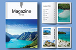 Magazine template layout